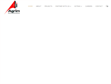 Tablet Screenshot of agriminfra.com